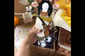 手工小奶牛玩偶制作过程