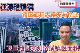 重庆江津珞璜镇是不是很大？阿墨用卫星地图测量后不得不服！视频封面
