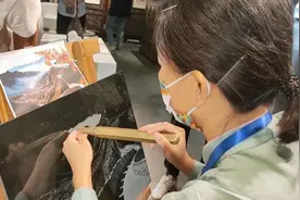 在花岗岩上手工雕刻成画，河北沧州的非遗石影雕，看有多奇妙？视频封面