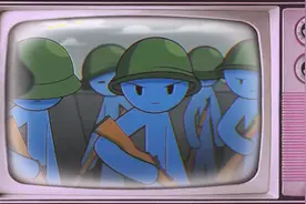 火柴人二战动画。视频封面