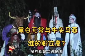 黑白无常与牛头马面，谁的职位高？视频封面