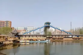 内蒙临河区二黄河上 的先锋到玻璃桥的美景 太哇塞了视频封面