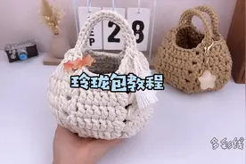 多彩线艺手工毛线编织包，玲珑包教程全视频封面