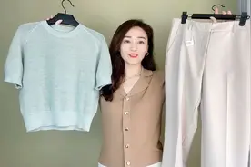 性价比超高的西裤，修身显瘦，搭配短袖针织衫，舒适优雅自然