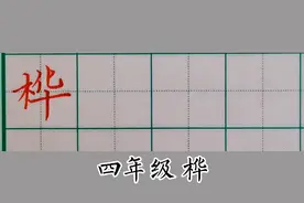 四年级下册生字•桦