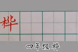 四年级下册生字•桦