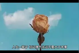 不要让你的脾气大于本事视频封面