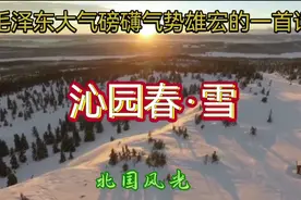 朗诵毛泽东大气磅礴气势恢宏的《沁园春·雪》，来纪念他诞辰视频封面