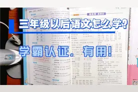 三年级是语文成绩的分水岭，抛弃一二年级的学习方法，才能领先视频封面