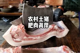 买下奶奶家的熟食猪草猪，看看这大肥膘，这才是正宗农村土猪，赞视频封面