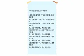 中小学生守则视频封面