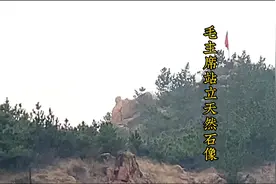 天然形成身着中山装的毛主席石像在眺望远方，这盛世如您所愿视频封面