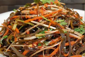 厨师长教你凉拌海带丝的家常做法，步骤详细，开胃解腻下酒又下饭