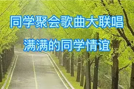 同学聚会歌曲大联唱，满满的同学情谊