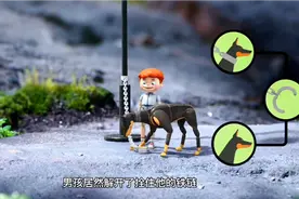 小狗惨被主人抛弃路边，一直原地等待，动画短片《小小的故事》视频封面