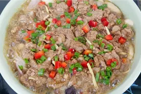 我家经常给孩子这样煮牛肉，肉质软嫩不柴，营养丰富又好吃视频封面