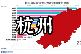 杭州区县GDP1978-2021，萧山帝国的没落，余杭帝国的崛起视频封面