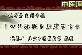 十四经脉联系脏腑器官歌视频封面