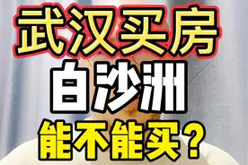 武汉买房，白沙洲，到底能不能买？