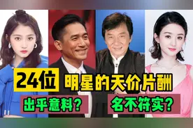 24位明星的天价片酬大爆光：杨幂只排第三，成龙不敌鹿晗排第二！