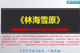 好书解读：《林海雪原》骁勇善战的小分队与土匪斗智斗勇的故事！视频封面