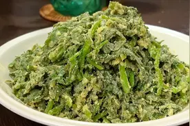 在家蒸茼蒿怎样做才不粘不坨，松软又好吃，其实只需多加一个步骤