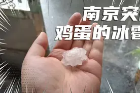 南京突降鸡蛋大的冰雹，惊呆了从小生活在南京的大川视频封面