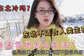 东北冷吗？不适合人类生存，冰天雪地东北人怎么生活，可怜吗？视频封面