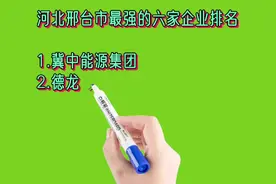 河北邢台市最强的六家企业排名视频封面