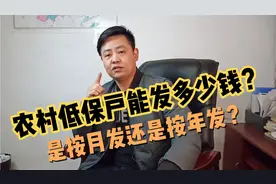 农村低保补助是一年一发还是按月发放的？一般能领多少钱呢？视频封面