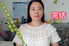 手工制作立体玫瑰美衣，钩针教程17：下摆边视频封面