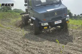 陕汽SX2119，越野穿越测试！视频封面