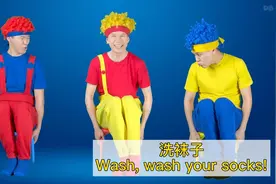 看过这个#磨耳朵视频，孩子不仅会说socks，还自己主动去洗袜子