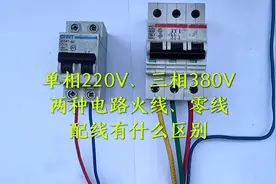 为什么单相220V火线零线必须一样粗？三相380V零线可以比火线细视频封面