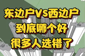 东边户vs西边户，夏季西晒和日照分析，很多人头脑一热就选错了视频封面