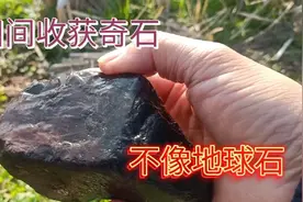 田间捡了个奇石，切开惊呆了，99%的人都没见过这种纹路视频封面