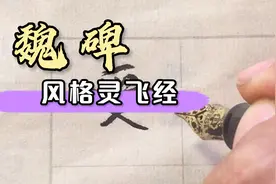 钢笔创作魏碑风格灵飞经，围观群众都说耐看视频封面