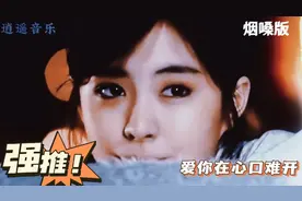 烟嗓版《爱你在心口难开》翻唱真是绝了，听完真的比原唱带劲好听视频封面