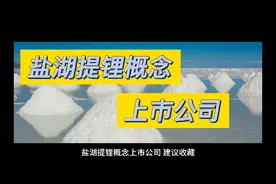 盐湖提锂概念上市公司视频封面