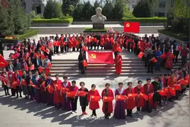 博山知青艺术团快闪《唱支山歌给党听》在焦裕禄纪念馆唱响视频封面