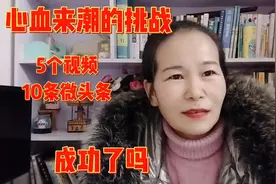 南阳慧心：一天5个视频，10条微头条是啥概念，能挑战成功吗视频封面