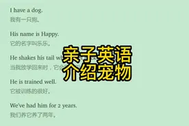 亲子英语:如何介绍自己的宠物视频封面