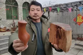 老枣木又叫赛“花梨”，密度高硬度强，道道手续做出的飞虎确实硬视频封面