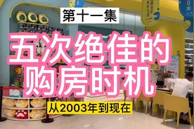 历史上五次绝佳的购房时机，你踩准了哪个？视频封面