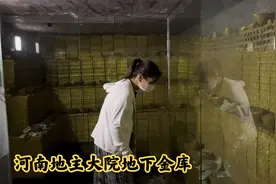 探访河南一地主大院，地下金库堆满金银财宝，看得眼花缭乱的！视频封面