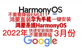 2022年鸿蒙系统安装谷歌框架华为鸿蒙手机和荣耀手机直装谷歌教程