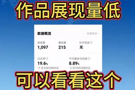 作品发布2个小时展现量才1000，一个简单操作逆转到104万的展现量视频封面