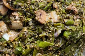 一百人的伙食团吃叉椒回锅肉，传统的做法，下饭真是巴适得板