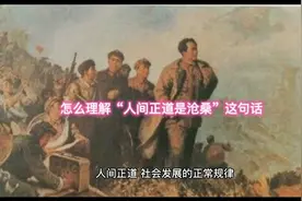 #怎么理解“人间正道是沧桑”这句话视频封面