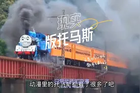 现实版托马斯和动漫里的托马斯，好想去坐一次呀视频封面